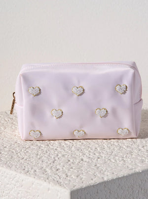 Hearts Zipper Pouch