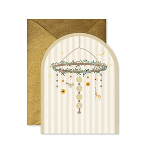 BABY Mobile Crib Baby Card