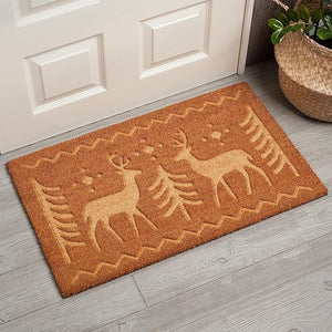 Nordic Deer Winter Doormat