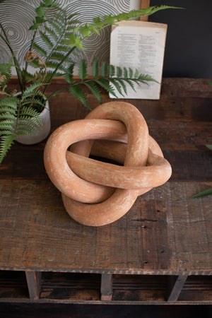 Clay Linking Loops Sculpture