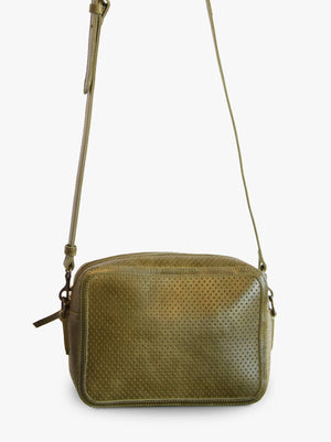 ABLE Perforated Box Crossbody