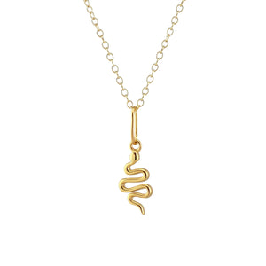 Kris Nations Snake Charm Necklace