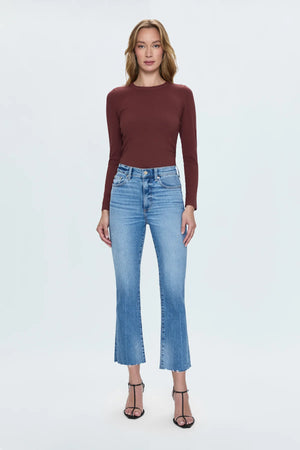 Pistola Lennon Rhythm Vintage Crop Cut Denim