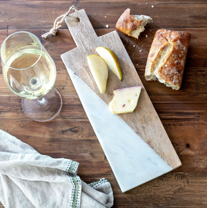 Wood & Marble Cheese Board