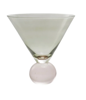 Two-Tone Ball Martini Glass