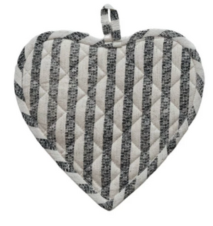 Quilted Heart Shape Potholder