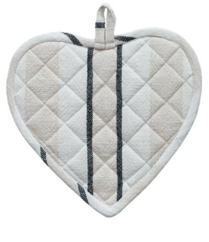 Quilted Heart Shape Potholder