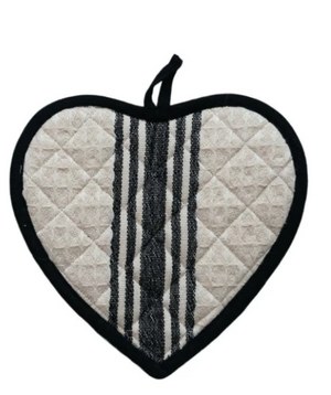 Quilted Heart Shape Potholder