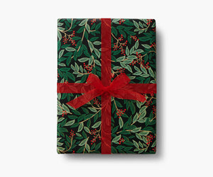 Rifle Paper Winterberry Wrapping Roll