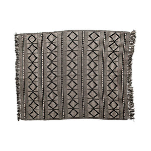 Aztec Diamond Tassel Throw