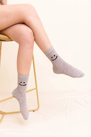 Smiley Crew Socks