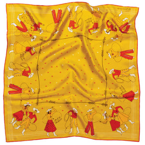 Jenni Earle Lasso Buck Up Buckaroo Silk Bandana