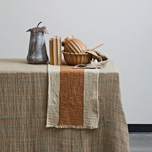 Autumn Cotton & Linen Table Runner