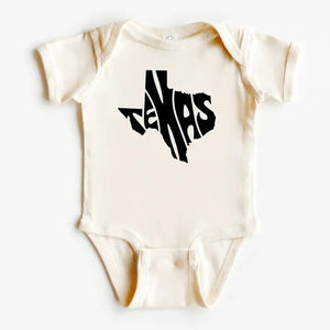 Texas Outline Onesie