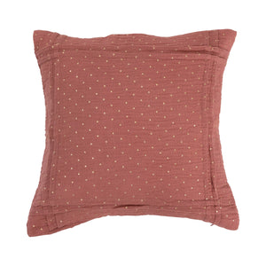 Gold Foil Dot Pleated Pillow