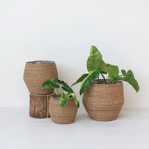 Spring Seagrass Basket Set (S/3)