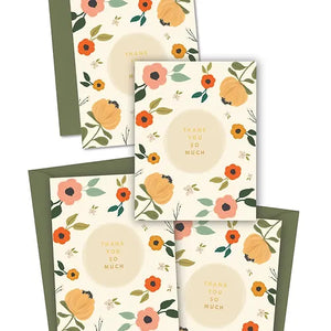 Blooming Thank You So Much Cards Boxed Set