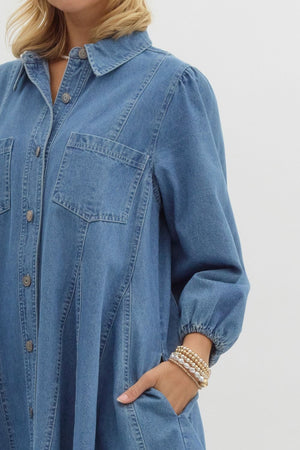 Dolly Denim Mini Dress