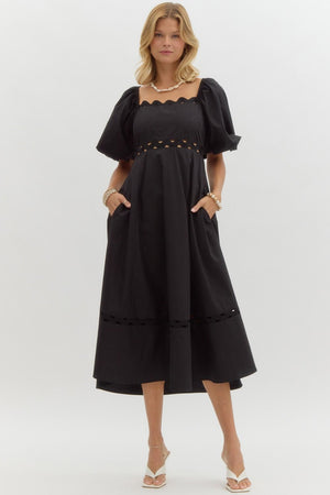 Wren Ric Rac Midi Dress