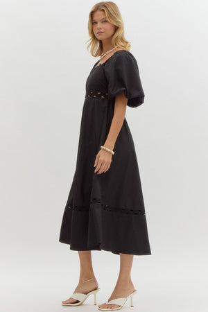 Wren Ric Rac Midi Dress