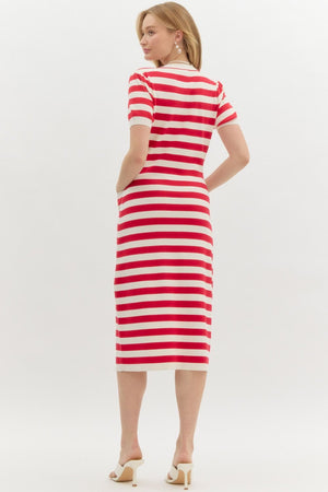 Prep Candy Stripe Dress