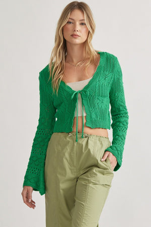 Kelly Knit Cropped Sweater