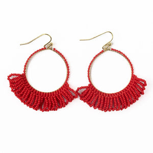 Ink & Alloy Kendra Fringe Hoop Earring