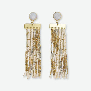 Ink & Alloy Lilah Semi-Precious Fringe Earring