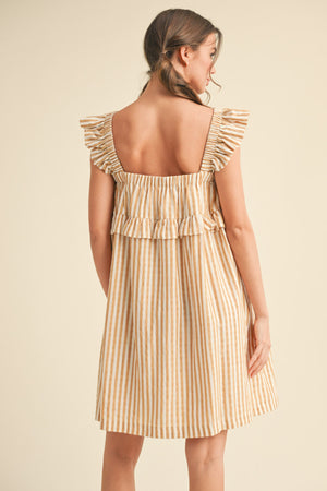 Savannah Striped Bow Dress