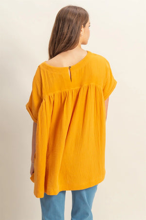 Marigold Oversized Pocket Tunic