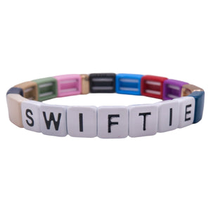 Stackable Swiftie Stretch Bracelets