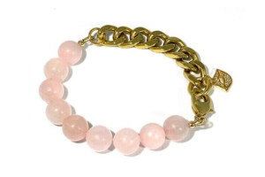 Rachel Nathan Remix Rose Quartz Bracelet