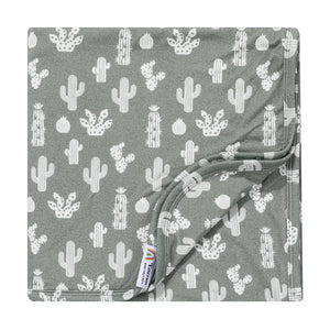 Stay Sharp Cactus Bamboo Blanket