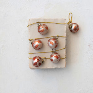 Orange Leaf Glass Garland