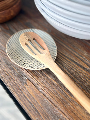 Heirloom Stoneware Spoon Rest